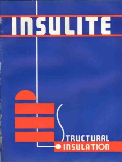 Insulite Corp 1938 Vintage Catalog Insulation Thermal Structural Board