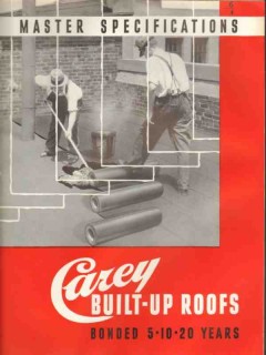 Philip Carey Company 1938 Vintage Catalog Roof Built-Up Specifications Philip Carey Company 1938 Vintage Catalog Roof Built-Up Specifications