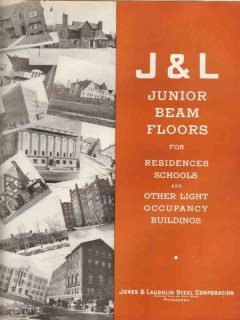 Jones Laughlin Steel Corp 1938 Vintage Catalog Floor Junior Beam Jones Laughlin Steel Corp 1938 Vintage Catalog Floor Junior Beam
