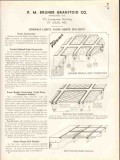 P M Bruner Granitoid Company 1938 Vintage Catalog Floor Light Skylight