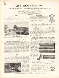 lyon conklin company 1938 lyonore metal products vintage catalog lyon conklin company 1938 lyonore metal products vintage catalog