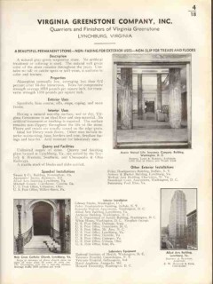 Virginia Greenstone Company 1938 Vintage Catalog Quarriers Finishers Virginia Greenstone Company 1938 Vintage Catalog Quarriers Finishers