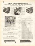 Kerlow Steel Flooring Company 1938 Vintage Catalog Grating Safety Step