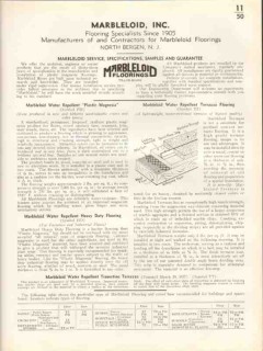 Marbleloid Inc 1938 Vintage Catalog Flooring Water Repellent Terrazzo Marbleloid Inc 1938 Vintage Catalog Flooring Water Repellent Terrazzo