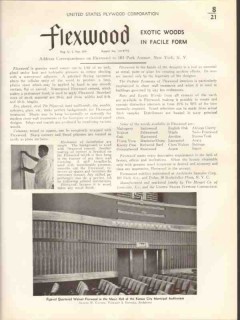 United States Plywood Corp 1938 Vintage Catalog Woods Exotic Flexwood United States Plywood Corp 1938 Vintage Catalog Woods Exotic Flexwood