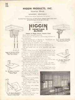 Higgin Products Inc 1938 Vintage Catalog Window Venetian Blinds Deluxe Higgin Products Inc 1938 Vintage Catalog Window Venetian Blinds Deluxe