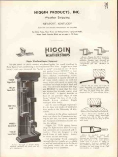 Higgin Products Inc 1938 Vintage Catalog Weather Stripping Equipment Higgin Products Inc 1938 Vintage Catalog Weather Stripping Equipment