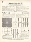 Vonnegut Hardware Company 1938 Vintage Catalog Fire Door Exit Devices