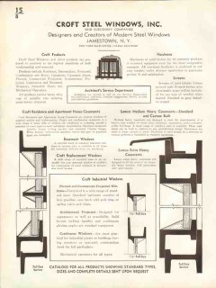 Croft Steel Windows Inc 1938 Vintage Catalog Casements Lemco Heavy Croft Steel Windows Inc 1938 Vintage Catalog Casements Lemco Heavy