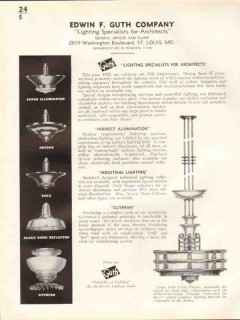 Edwin F Guth Company 1938 Vintage Catalog Electric Lighting Specialist