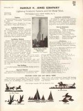 Harold K Jones Company 1938 Vintage Catalog Lightning Conductor System