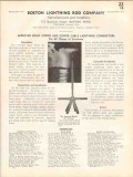 Boston Lightning Rod Company 1938 Vintage Catalog Manufacture Install