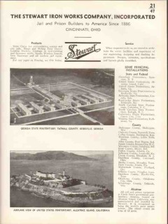 Stewart Iron Works Company 1938 Vintage Catalog Jail Prison Builders Stewart Iron Works Company 1938 Vintage Catalog Jail Prison Builders