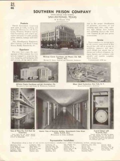 Southern Prison Company 1938 Vintage Catalog Doors Cells Window Guards Southern Prison Company 1938 Vintage Catalog Doors Cells Window Guards