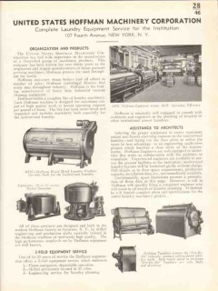 United States Hoffman Machinery Corp 1938 Vintage Catalog Laundry United States Hoffman Machinery Corp 1938 Vintage Catalog Laundry
