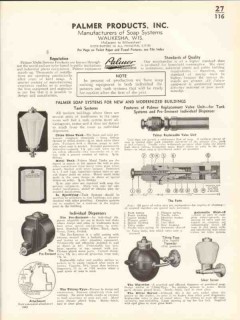 Palmer Products Inc 1938 Vintage Catalog Bathroom Soap Systems Palmer Products Inc 1938 Vintage Catalog Bathroom Soap Systems