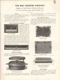 Best Register Company 1938 Vintage Catalog Ventilators Grilles