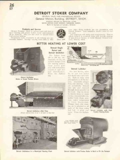 Detroit Stoker Company 1938 Vintage Catalog Heating Power Boilers Detroit Stoker Company 1938 Vintage Catalog Heating Power Boilers
