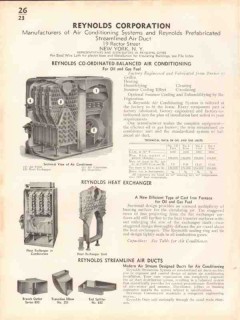 Reynolds Corp 1938 Vintage Catalog Air Conditioning Systems Air Ducts Reynolds Corp 1938 Vintage Catalog Air Conditioning Systems Air Ducts