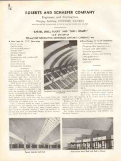 roberts schaefer company 1938 barrel shell roofs domes vintage catalog