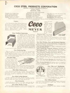 Ceco Steel Products Corp 1938 Vintage Catalog Concrete Steelform Bars