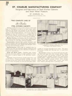 St Charles Mfg Company 1938 Vintage Catalog Kitchen Cabinets Steel St Charles Mfg Company 1938 Vintage Catalog Kitchen Cabinets Steel