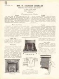Wm H Jackson Company 1938 Vintage Catalog Heating Mantels Fireplace Wm H Jackson Company 1938 Vintage Catalog Heating Mantels Fireplace