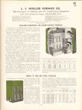 L J Mueller Furnace Company 1938 Vintage Catalog Heating AC Equipment