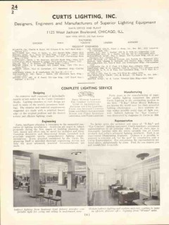 Curtis Lighting Inc 1938 Vintage Catalog Electrical Equipment Luminair