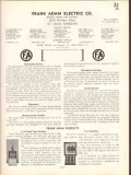 Frank Adam Electric Company 1938 Vintage Catalog Switch Fuse Breakers Frank Adam Electric Company 1938 Vintage Catalog Switch Fuse Breakers