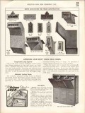 Kolstad Mail Box Company 1938 Vintage Catalog Brick Chute Stucco Frame