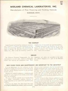 Midland Chemical Laboratories Inc 1938 Vintage Catalog Floor Preserve