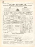 New York Awning Company 1938 Vintage Catalog Built-In Concealed Nyaco New York Awning Company 1938 Vintage Catalog Built-In Concealed Nyaco