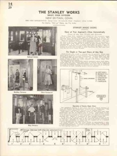 Stanley Works 1938 Vintage Catalog Hardware Magic Doors Open Approach Stanley Works 1938 Vintage Catalog Hardware Magic Doors Open Approach