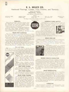 E L Bruce Company 1938 Vintage Catalog Floor Unit-Wood Block Hardwood E L Bruce Company 1938 Vintage Catalog Floor Unit-Wood Block Hardwood