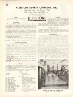 Kleistone Rubber Company 1938 Vintage Catalog Flooring Tile Walls Kleistone Rubber Company 1938 Vintage Catalog Flooring Tile Walls