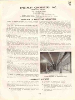 Specialty Converters Inc 1938 Vintage Catalog Insulation Silvercote Specialty Converters Inc 1938 Vintage Catalog Insulation Silvercote
