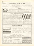 Penn Metal Company 1938 Vintage Catalog Penmetal Meshtex Durabond 