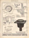 Rile Company 1931 Vintage Catalog Roof Floor Sump Cast Iron Rain Drain Rile Company 1931 Vintage Catalog Roof Floor Sump Cast Iron Rain Drain