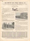 Stewart Iron Works Company 1931 Vintage Catalog Fences Gates 3-T Stewart Iron Works Company 1931 Vintage Catalog Fences Gates 3-T