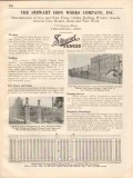 Stewart Iron Works Company 1931 Vintage Catalog Fences Gates 3-T