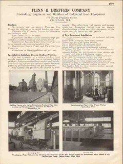 Flinn Dreffein Company 1931 Vintage Catalog Industrial Fuel Equipment