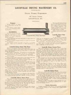 Louisville Drying Machinery Company 1931 Vintage Catalog Steam Dryers