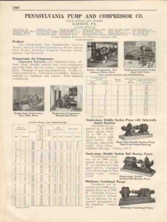 Pennsylvania Pump Compressor Company 1931 Vintage Catalog Air Suction Pennsylvania Pump Compressor Company 1931 Vintage Catalog Air Suction