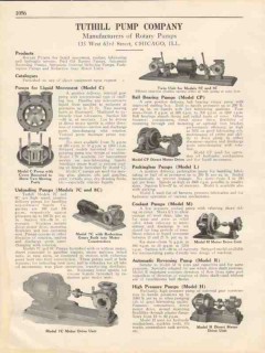 Tuthill Pump Company 1931 Vintage Catalog Rotary Liquid Unloading Tuthill Pump Company 1931 Vintage Catalog Rotary Liquid Unloading