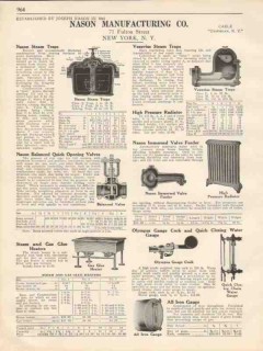 Nason Mfg Company 1931 Vintage Catalog Steam Traps Balanced Valves Nason Mfg Company 1931 Vintage Catalog Steam Traps Balanced Valves