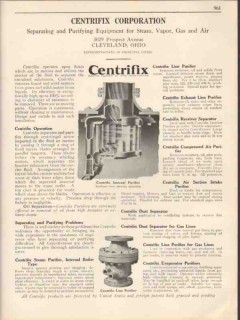 Centrifix Corp 1931 Vintage Catalog Separating Equipment Steam Vapor Centrifix Corp 1931 Vintage Catalog Separating Equipment Steam Vapor