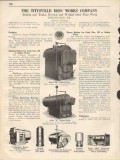 Titusville Iron Works Company 1931 Vintage Catalog Heat Power Boilers