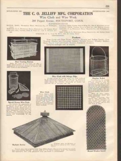 C O Jelliff Mfg Corp 1931 Vintage Catalog Wire Cloth Baskets Screens C O Jelliff Mfg Corp 1931 Vintage Catalog Wire Cloth Baskets Screens