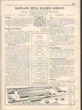 Maryland Metal Building Company 1931 Vintage Catalog Sectional Maryland Metal Building Company 1931 Vintage Catalog Sectional